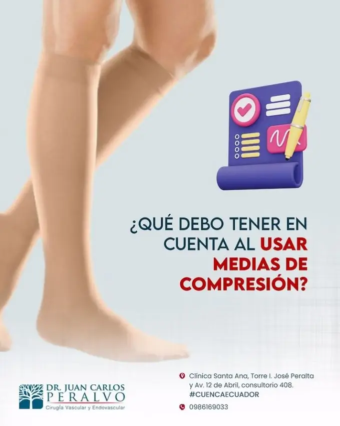 medias de compresión cirugía vascular - Dr. Juan Carlos Peralvo