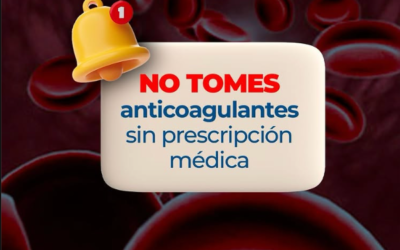 No tomes anticoagulantes sin prescripción médica: Riesgos y recomendaciones